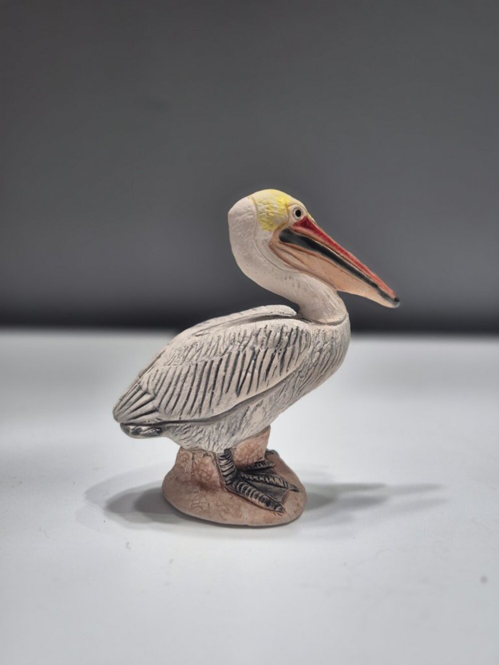 Hand Painted Ceramic resin Pelican 3inch - Picture 6 of 11